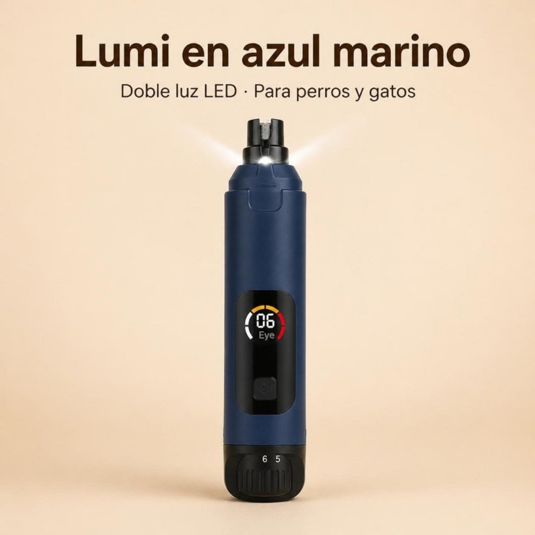 Lumi, lima de uñas en azul marino
